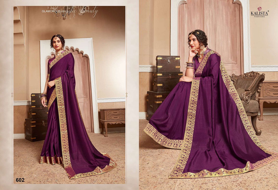 Kalishta Aayushi Latest Designer Festival Wear Beautiful Designer Border Saree Collection